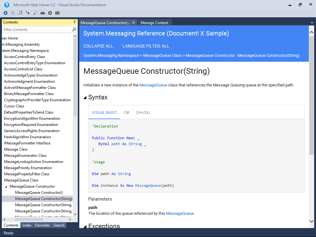 net constructor page