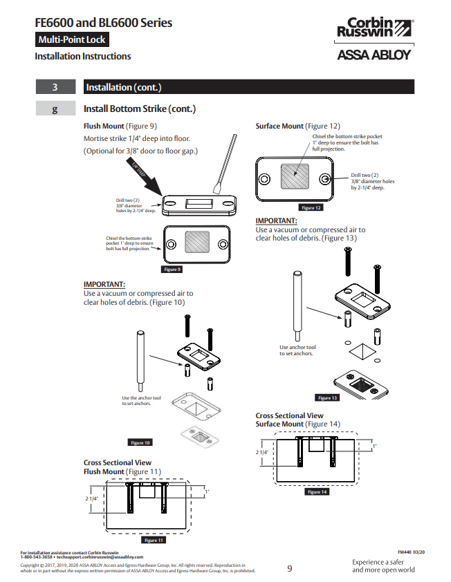 ASSA ABLOY Installation Manual